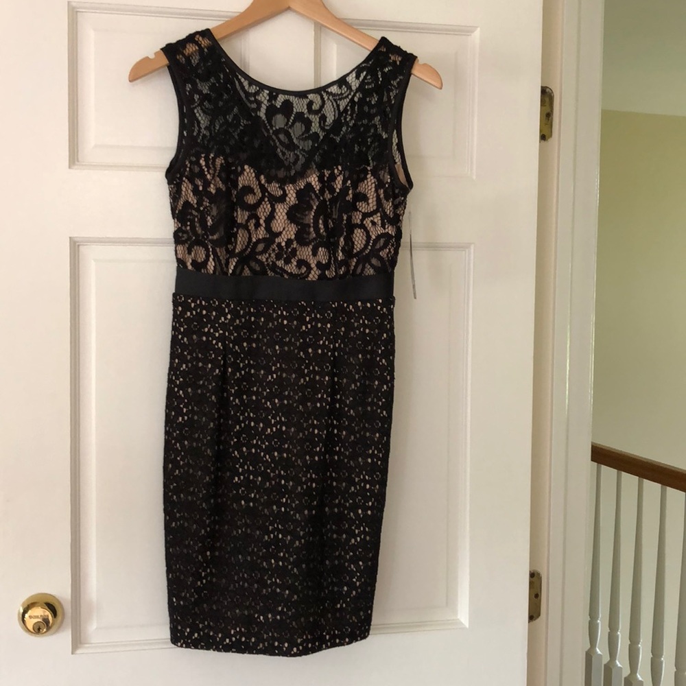 Betsy and Adam Black lace dress